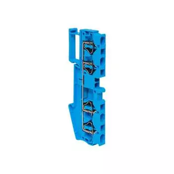 Клеммная колодка пружинная EKF JXB-ST-4 plc-jxb-st-4-4-blue