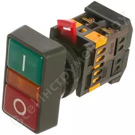 Кнопка iek ppbb-30n i-0, 1з+1р, иэк bbd20-ppbb-k51