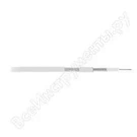 Одножильный коаксиальный кабель NETLAN RG-6 UEC-C2-32123A-WT-1