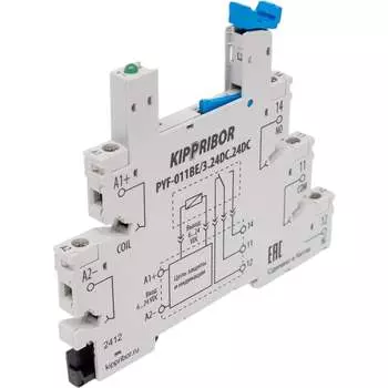 Колодка для реле KIPPRIBOR sr pyf-011be/3.24dc.24dc 101354