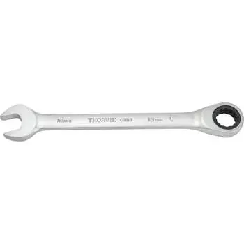 Комбинированный трещоточный гаечный ключ THORVIK CRW18 53512