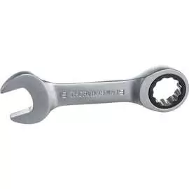 Комбинированный трещоточный короткий гаечный ключ THORVIK CSRW19 53528