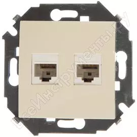 Компьютерная двойная розетка Simon 1591552-031