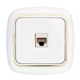 Компьютерная розетка BYLECTRICA ГАРМОНИЯ ЛЮКС РК18-001 з