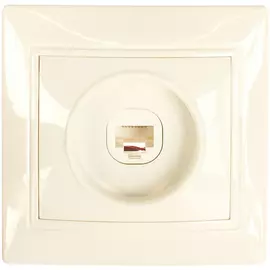 Компьютерная розетка Smartbuy Венера SBE-01w-S1-RJ