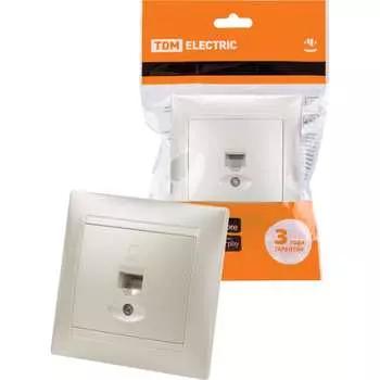 Компьютерная розетка TDM ELECTRIC Лама SQ1815-0816