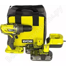 Компактная дрель-шуруповерт Ryobi