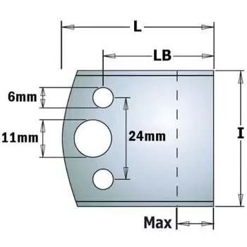 Комплект из 2-х бланкет sp 50x4 мм cmt 690.599