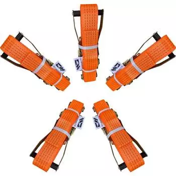 Комплект стяжных кольцевых ремней для крепления груза Grosco RSTK05015C5