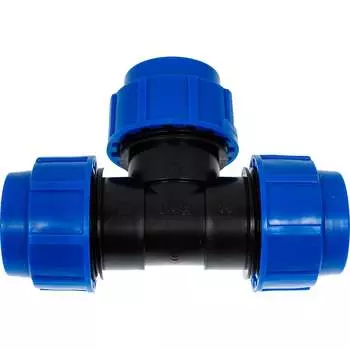 Компрессионный тройник для ПЭ труб LAMMIN Lm34014323232
