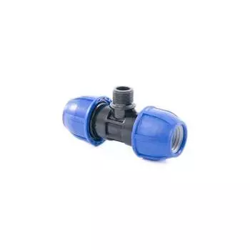 Компрессионный тройник для полиэтиленовых труб LAMMIN Lm34013402540