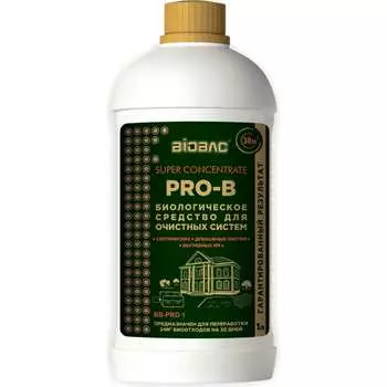 Концентрированное биологическое средство для очистных систем БиоБак Super Concentrate BB-PRO 30