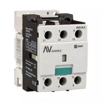 Контактор EKF КМЭ AVERES ctr-s-25-00-400-av