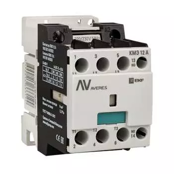 Контактор EKF КМЭ AVERES ctr-s-12-10-400-av