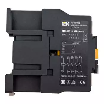 Контактор IEK КМИ-10910 KKM11-009-024-10
