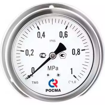 Коррозионностойкий манометр РОСМА ТМ-521ТЭ D240-00700