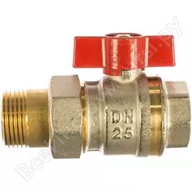 Кран шаровый danfoss bvr-f ду25 ру40 м/амер полн.баб. латунь никель 065b8205 062778