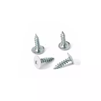 Крашеный саморез с пресс-шайбой КВАДРА 4.2x16 RAL 9003 100 шт. 900316107100