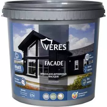 Краска для деревянных фасадов VERES faade 256898
