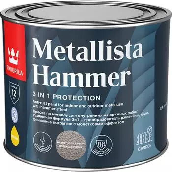 Краска для металла по ржавчине Tikkurila metallista hammer 710015007