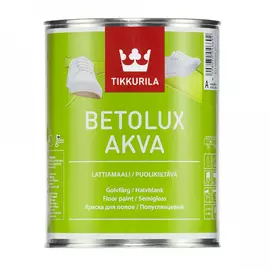 Краска для пола tikkurila бетолюкс аква база с 9 л полиуретано-акрилатная 26151