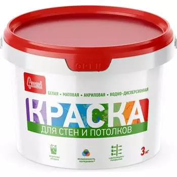 Краска для стен и потолков Старатели 3277/221