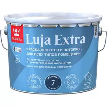 Краска для стен и потолков Tikkurila luja extra 700014019