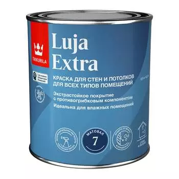 Краска для стен и потолков Tikkurila luja extra 700014017
