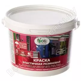 Эластичная резиновая краска MasterGood MG-КраскаРезин-2,4/бел