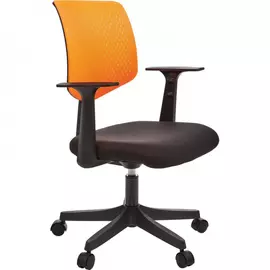 Кресло easy chair bncmechair-321 ptw черный tw, сетка оранжевая 631078
