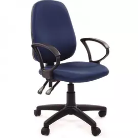 Кресло easy chair vtechair-318 al ткань синяя, пластик 506145