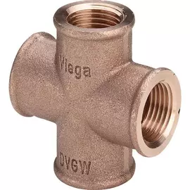 Крестовина viega 1" вр, бронза 320638