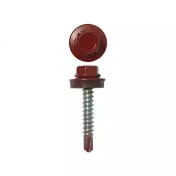 Кровельные саморезы СКД STAYER 51х4.8 мм RAL3003 рубиново-красный (1200 шт.) 30300-48-051-3003
