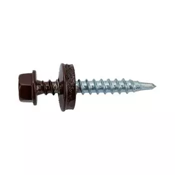 Кровельные саморезы ВИРТУОЗ 4,8х38 мм RAL8017 шоколад 150 шт. 600-44068