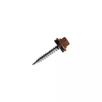 Кровельный оцинкованный саморез STARFIX 4,8x29 мм, RAL 8004, 80 шт. SMP2-24695-80