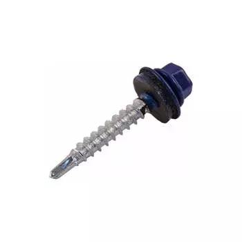 Кровельный оцинкованный саморез STARFIX 5,5x19 мм, RAL 5002, 100 шт. SMP2-85206-100