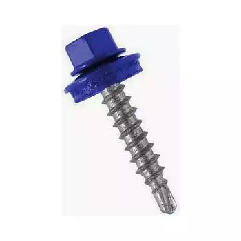 Кровельный саморез Bohrer ПРОМ 4,8x29 RAL5002 ультрамарин 4500 шт. SKRAL-4,8х29 RAL5002