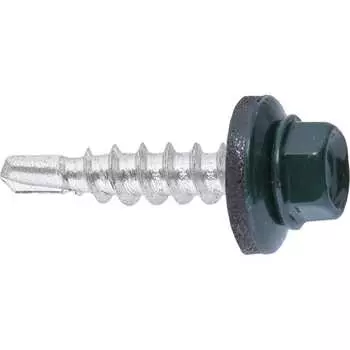 Кровельный саморез Госкреп 5,5x19 RAL 6005 зеленый мох 60 шт. 2-0018261