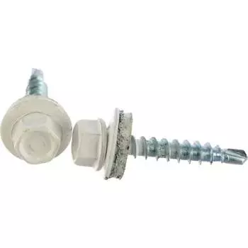 Кровельный саморез Госкреп 4,8х28 RAL 9003 белый 60 шт. КР.011991