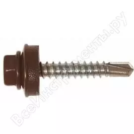Кровельный саморез Госкреп 4.8х28 RAL8017 коричневый шоколад (70 шт.) КР.192888