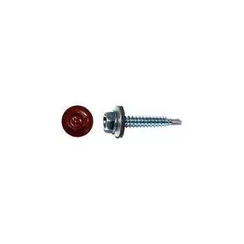 Кровельный саморез Kenner 4,8х70 RAL3011 красно-коричневый (1500 шт.) ск703011