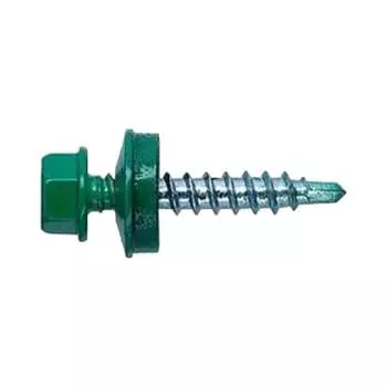 Кровельный саморез Kenner 5,5х19 RAL6002 зелёный (4000 шт.) ск55196002