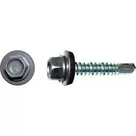 Кровельный саморез КРЕП-КОМП 4,8x35 RAL7024 серый графит 250 шт. ск357024кф
