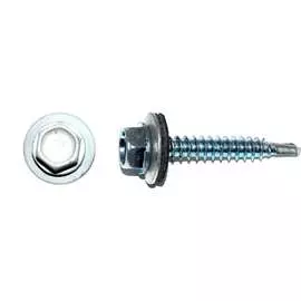 Кровельный саморез КРЕП-КОМП 4,8x19 RAL9003 белый сигнальный 250 шт. ск48199003кф