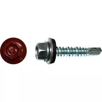 Кровельный саморез КРЕП-КОМП 4,8x35 RAL3011 красно-коричневый 250 шт. ск353011кф