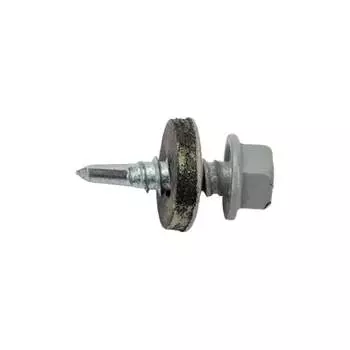 Кровельный саморез КРЕП-КОМП 5,5x19 RAL7004 серый 250 шт. ск55197004кф