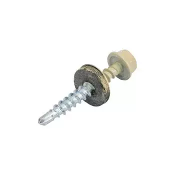 Кровельный саморез КРЕП-КОМП 4,8x35 RAL1014 слоновая кость 250 шт. ск351014кф