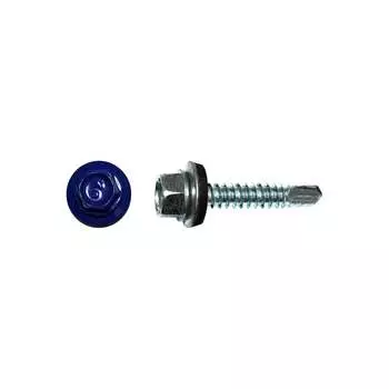 Кровельный саморез КРЕП-КОМП 4,8x29 RAL5002 ультрамарин 250 шт. ск295002кф