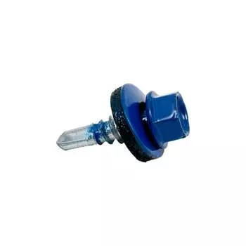 Кровельный саморез КРЕП-КОМП 5,5x19 RAL5005 насыщенный синий 250 шт. ск55195005кф