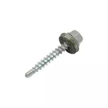 Кровельный саморез КРЕП-КОМП 4,8x35 RAL7004 серый 250 шт. ск357004кф